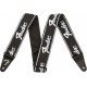 FENDER 099-0642-074 | Correa Running Logo BLANCO Y NEGRO