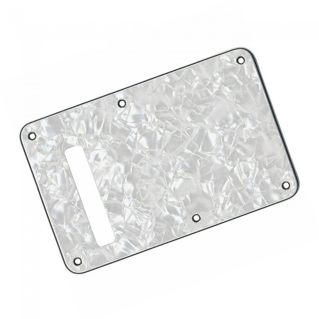 FENDER 099-1323-000 | Placa trasera de Tremolo para Strocaster White Moto