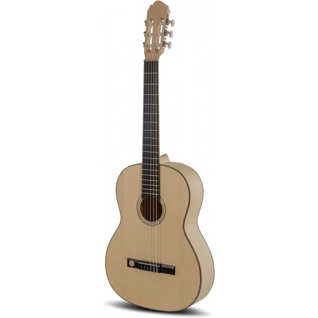 GEWA 500231 | Guitarra clásica Pro Natura Silver Tamaño 4/4 Zurdo