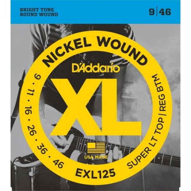 DADDARIO EXL125 | Cuerdas para Guitarra Eléctrica Calibres 9-46