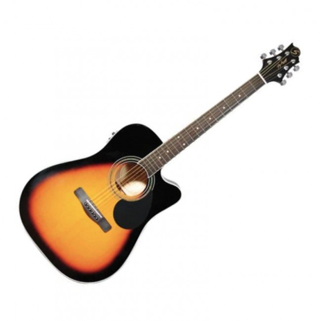 GREG BENNETT GD-100SCE-VS | Guitarra Electroacústica GD-100SCE Vintage Sunburst