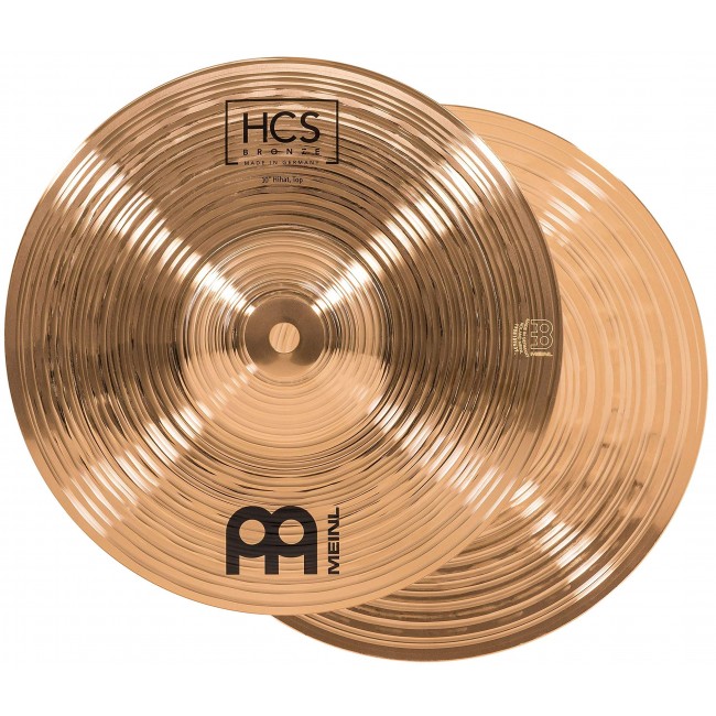 MEINL HCSB10H | Platillo HCS Bronze Mini Hi-Hats 10 pulgadas