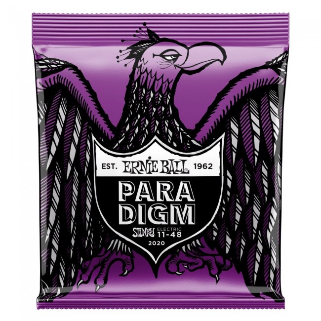 ERNIE BALL P02020 | Cuerdas para Guitarra Eléctrica Power Slinky Paradigm Calibres 11-48