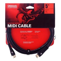 DADDARIO  PW-MD-05  | Cable midi 1.5 mts ficha dorada din 5 conectores