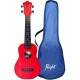 FLIGHT TUS-35 | Ukelele Soprano Travel Rojo