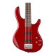 CORT ACTION-BASS-V-PLUS-TR | Bajo Eléctrico Activo de 5 cuerdas Transparent Red