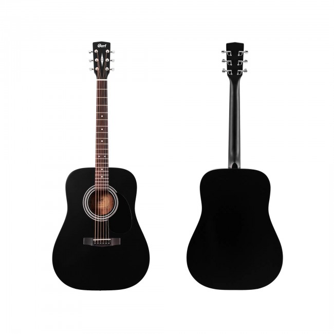 CORT AD810-BKS | Guitarra Acústica Dreadnought Black Satín