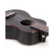 CASCHA HH-2262 | Ukelele Soprano Mahogany negro con funda y 3 uñetas