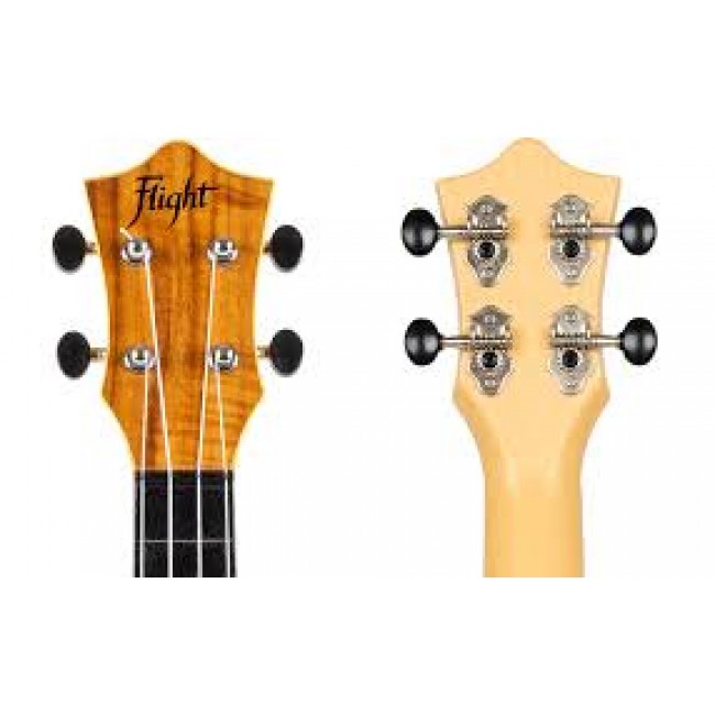 FLIGHT TUS55-AC | Ukelele Soprano Acacia con funda